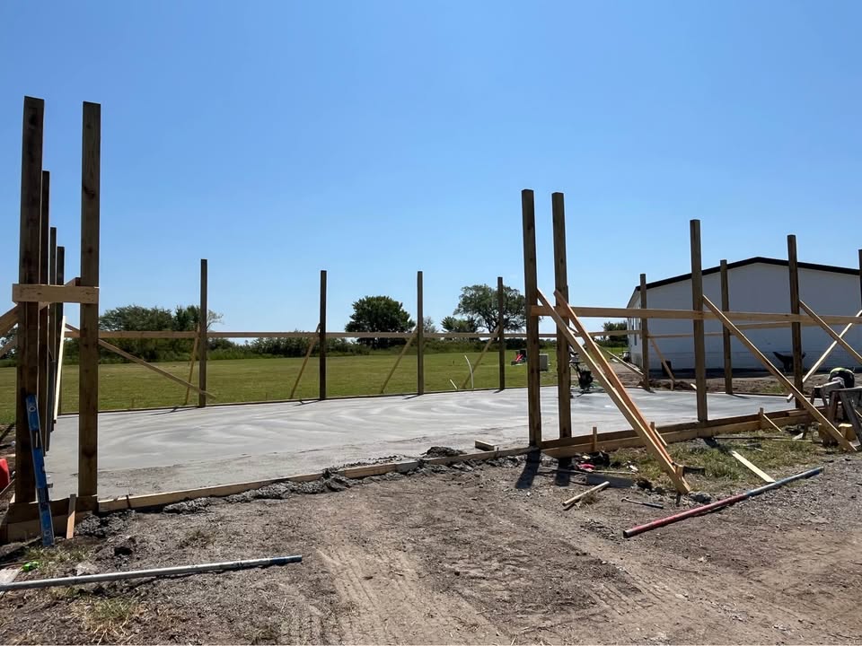 Concrete slab or foundation installation in Enid Oklahoma